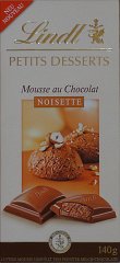 Lindt srednie petits desserts Mousse au Choclat noisette neu